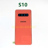 【☊HOT☊】 baoyao กระจกฝาหลังเคสคุณภาพสูงสำหรับ Samsung Galaxy S10e G970 S10 G9730 S10บวก G9750ฝาปิดประตูหลังที่อยู่อาศัย