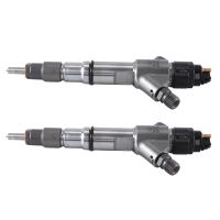 2PCS 0445120459 New Diesel Fuel Injector Nozzle Silver Diesel Fuel Injector for Bosch Weichai 0445 120 459