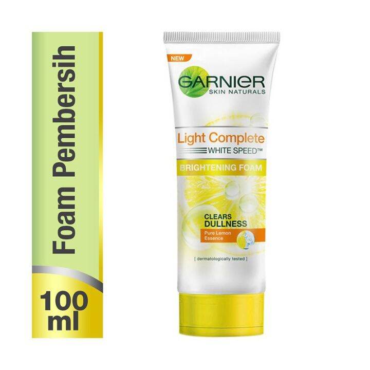 Garnier Light Complete White Speed Multi Action Brightening Foam 100ml By Naturnic Lazada 0695