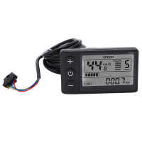 24V 36V 48V S866 Electric Bike LCD Display Meter Panel with Waterproof/SM Plug Electric Bike Controller Refitment Accessory