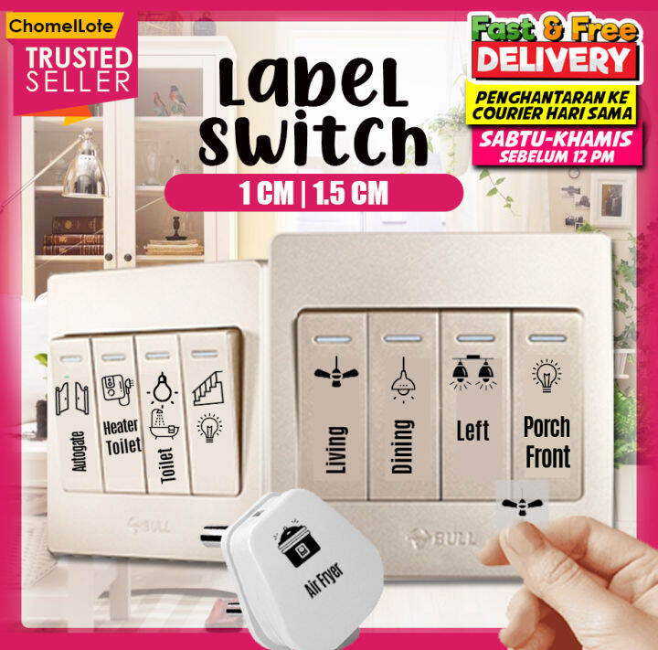 Switch Label Sticker Suis switch label Switch Sticker Label Sticker