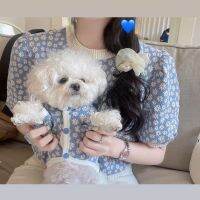 {pets baby} 2021ฤดูใบไม้ร่วง/ฤดูหนาว PetTeddy แมว Bichon FashionFloral อบอุ่น Buttoned JacketDogDog เสื้อผ้า