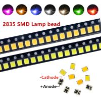 100PCS SMD LED 2835 Chips 0.2W 3V Beads Light White Warm Surface Mount PCB Emitting Diode Lamp Red Green Blue High qualityElectrical Circuitry Parts