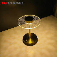 LIZHOUMIL Led Touch Sensor Table Lamp 3 Levels Dimming Desk Lights Decorative Bedside Lamp For Restaurant Hotel Bar