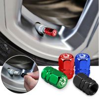 【CW】 4Pcs Car Tire Caps Metal Tyre Air Stems Cover Skoda Octavia Kodiaq Karoq Fabia Kamiq Derivative