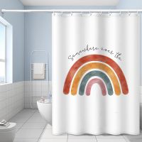 3D Digital Printing Resistant Waterproof Bathroom Shower Curtain  Polyester Shower Curtain Waterproof Mildew Resistant Bathroom Supplies Practical Home Decor 110612