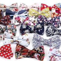 New Style Bowtie Men Tuxedo Cotton Designer Colorful Butterfly Flower Rose Paisley Bowties Wedding Party Casual Cravat Bow Tie Nails Screws Fasteners