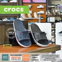 [ลิขสิทธิ์แท้] CROCS Bayaband - Comfort Slide[U]ใส่สบาย รองเท้าแตะ คร็อคส์ แท้ รุ่นฮิต ได้ทั้งชายหญิง รองเท้าเพื่อสุขภาพ