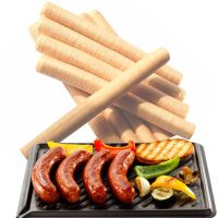 1PC 14m*17mm Collagen Casings Skins Roast Sausage Collagen Casings for Making Smoked Roast Sausage Dried Sausage Hot Dog-Naeki