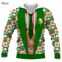 2023 NEW STYLE-2023 new style Newest Irish St.Patrick Day 3D Print Hoodies Men Women Harajuku Fashion Sweatshirt Autumn Casual Tops Drop Shipping(FREE CUSTOM NAME LOGO){trading up}