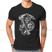 【Mens clothing】 Skull Graphic TShirt Sons เสื้อเชิ้ตผู้ชายแขนสั้นไอเดียของขวัญ