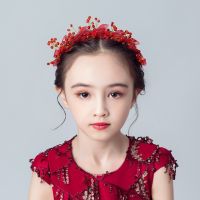 Childrens wreath girl headband princess tiara crown decoration bride bridesmaid wedding photography holiday photo headdress