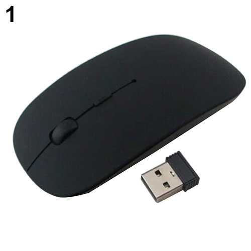 Anxinshui 2.4 ghz slim optical wireless mouse mice + usb receiver for - ảnh sản phẩm 2