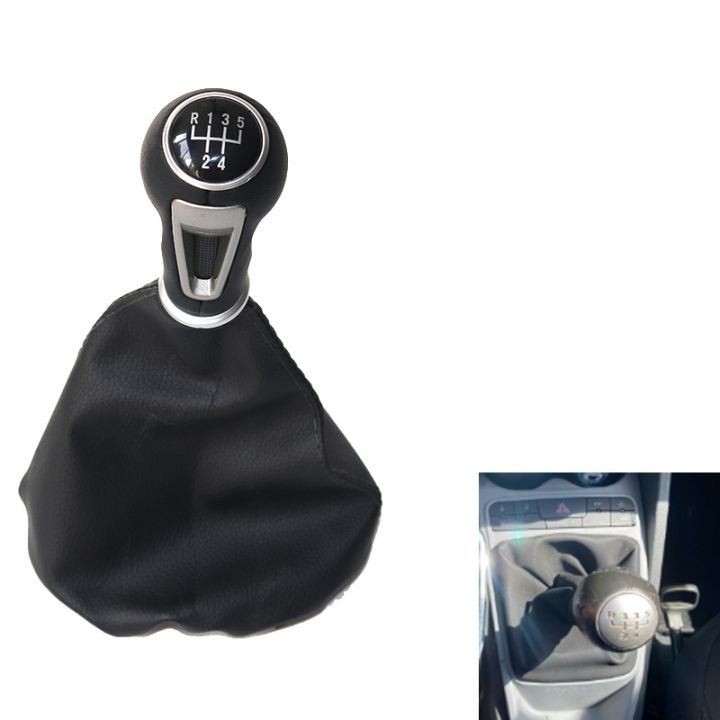 cw-car-gear-shift-knob-lever-stick-gaiter-boot-cover-collar-leather-for-seat-ibiza-iv