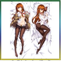 Anime Steins Gate Makise Kurisu Shiina Mayuri Dakimakura กอด Body Pillowcase Prop ปลอกหมอนพิมพ์สองด้าน 50 * 150 ซม