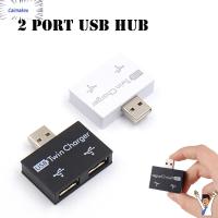 CAIMAKEU USB ความเร็วสูงตัวแยกทั่วไปฮับเครื่องชาร์จ2พอร์ตตัวแยก USB พอร์ตไฟฟ้า USB ไมโครพอร์ตอะแดปเตอร์