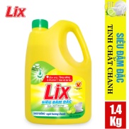 Nước rửa chén LIX siêu đậm đặc hương chanh 1.4kg