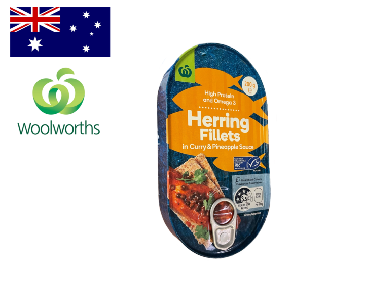 Woolworths Herring Fillets in Curry and Pineapple Sauce 200g Lazada PH