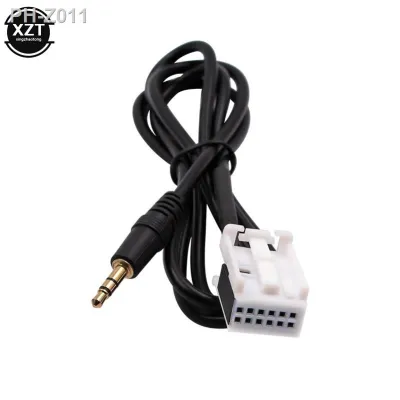 Car Aux Cable 3.5MM MP3 Audio Adapter For Peugeot 307 308 408 407 507 Sega Triumph Citroen C5 C2 RD4 For Blaupunkt for iPhone