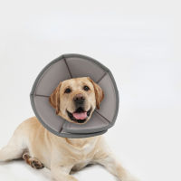 รุ่นใหม่ Cat Dog Cone Collar ปรับป้องกันหลังการผ่าตัดป้องกันสัตว์เลี้ยงกัดเลียเกาสัมผัสแผล