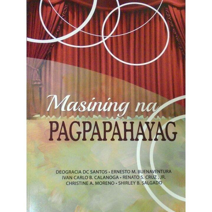 MASINING NA PAGPAPAHAYAG - Santos Buenaventura Calanoga Cruz Moreno ...