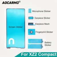 Aocarmo XZ2C ขนาดเล็กสำหรับ Sony Xperia XZ2 Compact H8324โชว์หน้าจอ LCD ตาข่ายหูฟังทั้งชุดสติกเกอร์แบตเตอรี่