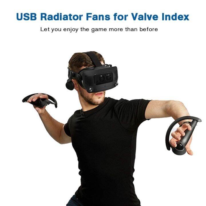 USB Radiator Fans For HTC Valve Index, Cooling Heat For VR Headset In