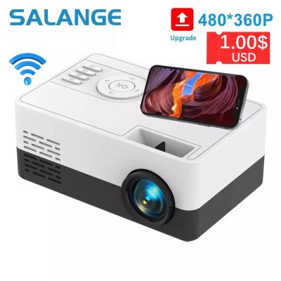 โปรเจ็คเตอร์ขนาดเล็ก Salange J15 Pro, 480*360สนับสนุน1080P บีมเมอร์ขนาดเล็ก USB สำหรับโทรศัพท์สมาร์ทโฟนโฮมเธียเตอร์เด็กของขวัญ YG300 PK