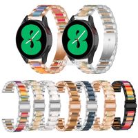 สายนาฬิกา Samsung Galaxy Watch 40มม. 44มม. 5 Watch5 Pro Watch4 4 Classic 42มม. 46มม. โลหะสังกะสีโลหะผสมเหล็กพร้อมสายรัดข้อมือคุณภาพสูง