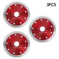 卐 3PCS 115mm Green Diamond Saw Hot Pressed Sintered Mesh Turbo Blade Cutting Disc Diamond Wheel For Porcelain Ceramic Tile