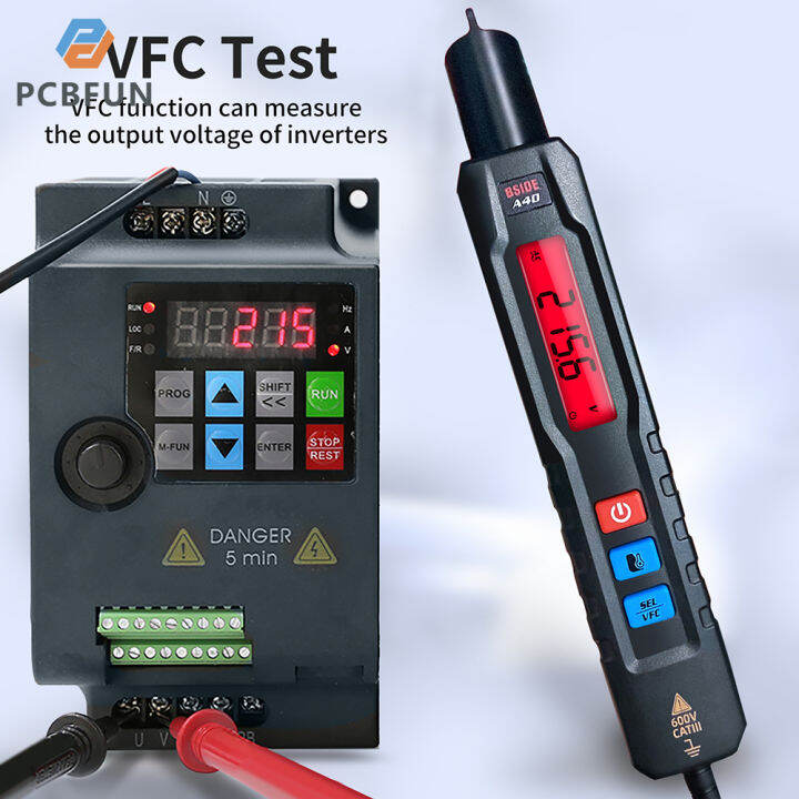 เครื่องวัดมัลติมิเตอร์-ac-dc-ปากกาดิจิตอล-pcbfun-จำนวน4000เครื่องทดสอบแรงดันไฟฟ้าแบบอัจฉริยะโดยไม่สัมผัสโวลต์มิเตอร์ทดสอบปากกาเซ็นเซอร์