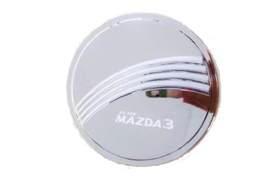 ครอบฝาถังน้ำมัน Mazda3 2019-2020 สีดำด้าน สีชุบ