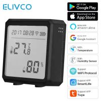 Tuya WIFI Smart Temperature And Humidity Sensor Smart Home Indoor Hygrometer Detector Smartlife APP Works With Alexa Google Home