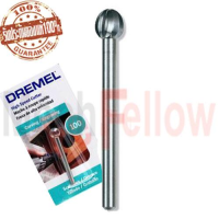 ดอกแกะสลักความเร็วสูง Dremel 100 ทรงกลม 6.4มม.