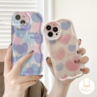 MissConnie ภาพวาดสีน้ำมันหมึก Ins เคสรักหัวใจสำหรับ Redmi Note 11 11S 10 9 10S 8 10Pro สูงสุด POCO M3 Redmi 9A 10A 9T A2 A1 10C 10 9C NFC 3D โค้งงอขอบมันวาวกันกระแทกปกอ่อน