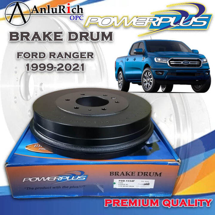 Brake Drum Rear Ford Ranger 19992021 POWERPLUS Part no PBD1934F