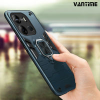 Vantime สำหรับ Tecno Spark Go 2023 กรณีแหวนขาตั้งเลนส์ปกป้องปกแข็งกันกระแทกกลับ Casing