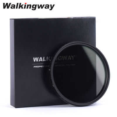 Walkingway ตัวกรองตัวกรองปรับได้ ND2-400,กระจกออปติคอลกระจกแสงบางเฉียบ49/52/55/58/62/67/72/77/82Mm ความหนาแน่นเป็นกลาง