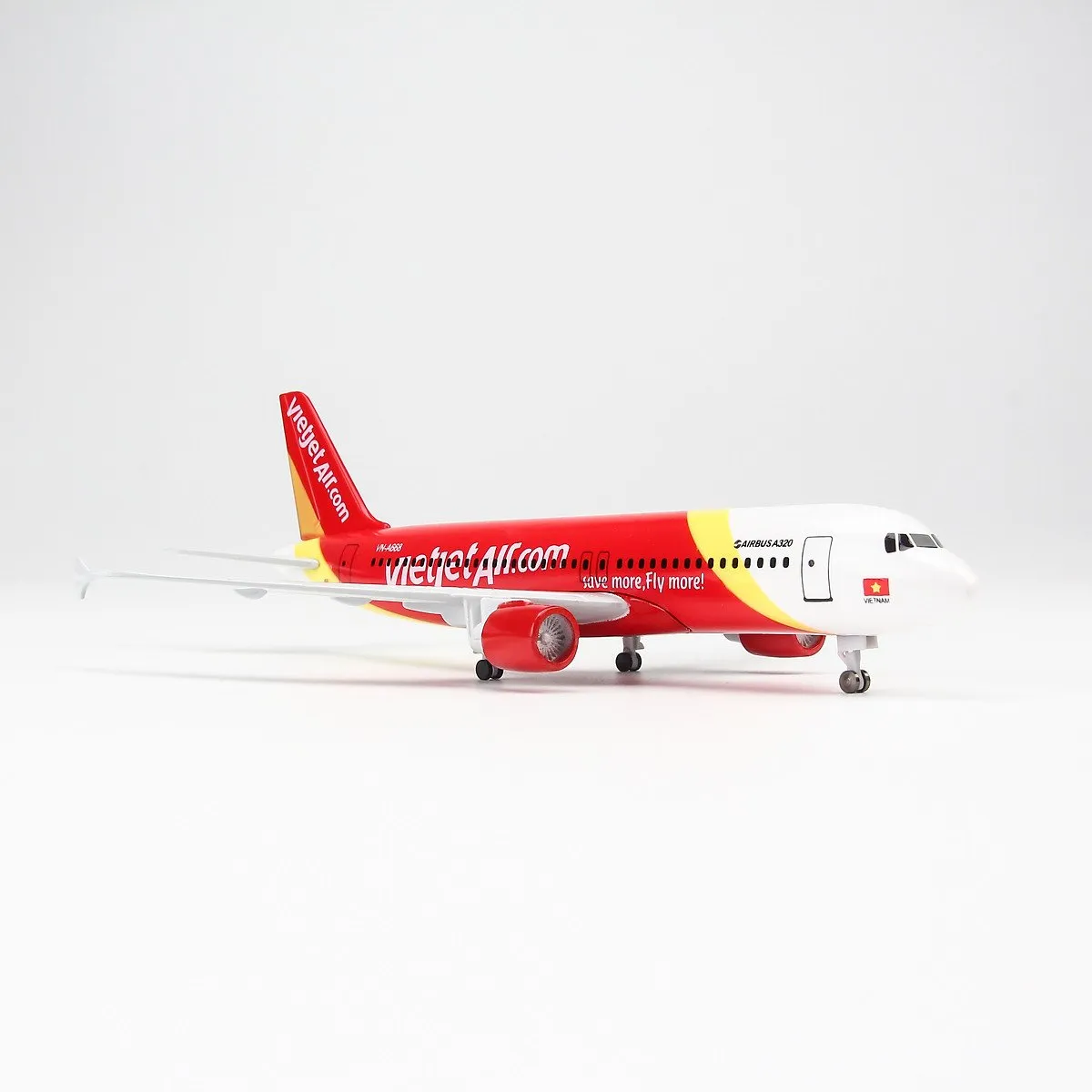 MÔ HÌNH MÁY BAY VIETJET CÓ BÁNH XE CHUẨN ĐẸP FULLBOX | Lazada.vn