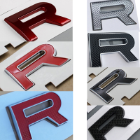 Chrome Edge Letters Emblem for RANGE ROVER Evoque Velar SV Autobiography Car Styling Hood and Trunk Logo Badge Sticker Black Red