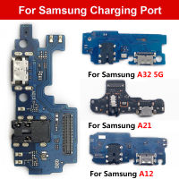 USB Baru Pengecas Jack Pengecas Penyambung Mengecas Lembaga Flex Kabel Penggantian Bahagian untuk Samsung A02 A02S A12 A21 A22 A32 4G 5G