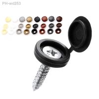 100pcs/Set Plastic Screw Cap Cover Nuts Cover Rustproof Furniture Exterior Nuts Cover Creative Hanging Hooks For Home Decoration