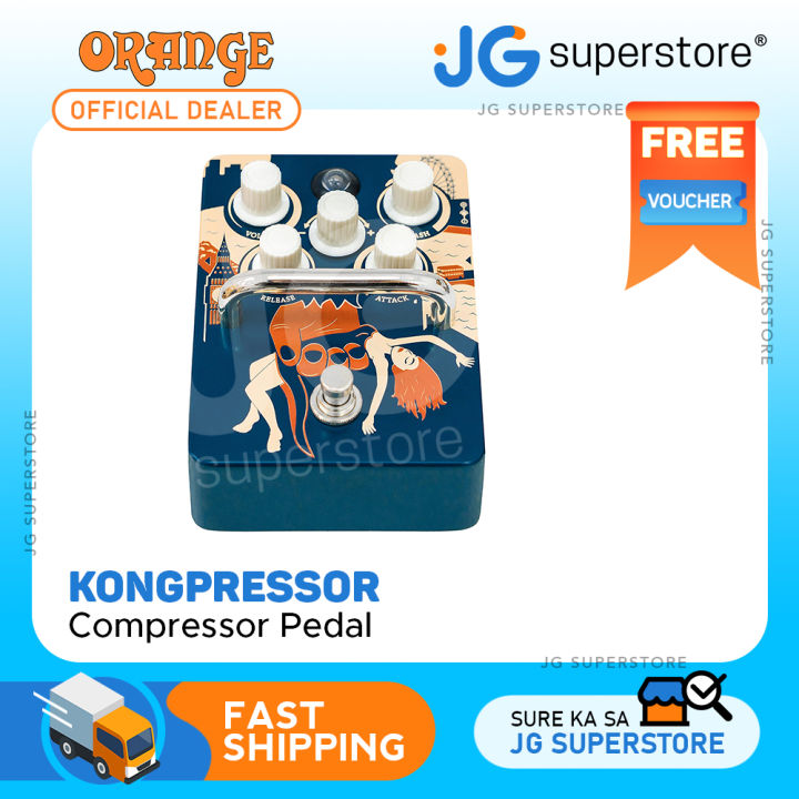 Electric　Optical　Lazada　Guitar　Kongpressor　Compressor　Orange　PH　JG　for　with　Guitars　A　Amps　Boost　Superstore　12dB　Pedal　Class　Clean