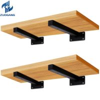 2PCS 10-40cm Length Black White Wall Mounted Shelf Bracket Heavy Duty Bench Table Support Shelf Bracket Furniture Fishing Reels