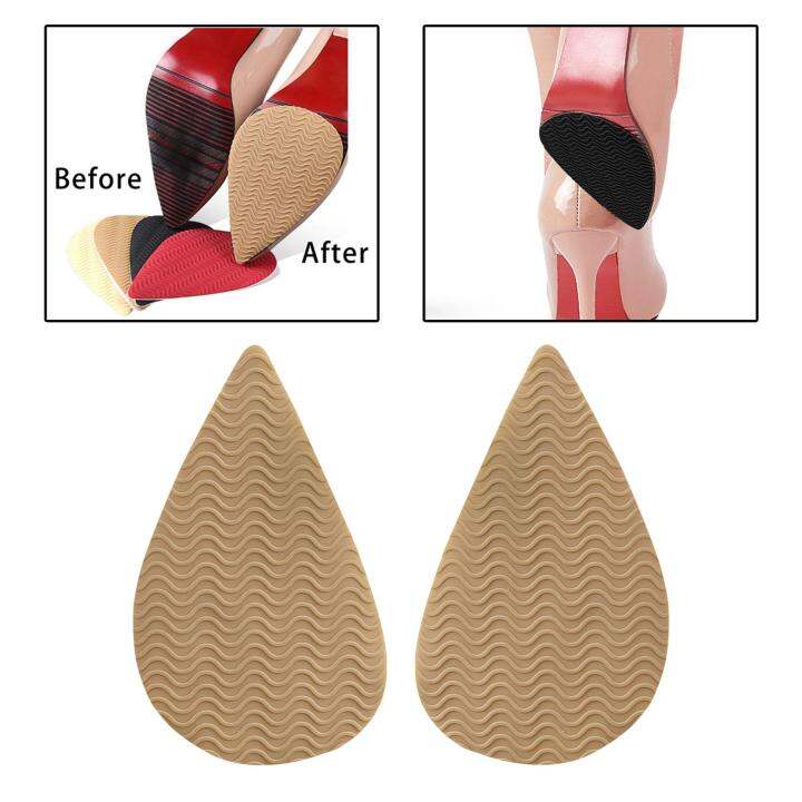 yotijar 1 Pair Non Slip Shoe Pads, Anti Slip Noise Reduction/ Self