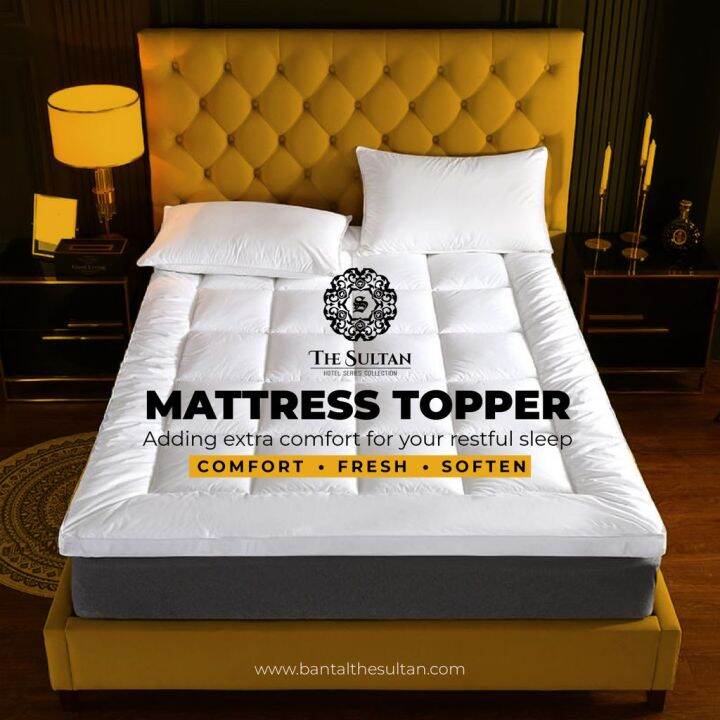 Mattress Topper The Sultan Sultera 5 Star Quality (Single Super
