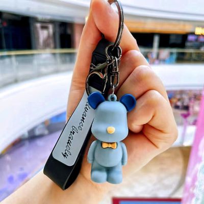 พวงกุญแจน่ารัก พวงกุญแจหมี พวงกุญแจ bear keychain คล้องกุญแจรถ คล้องบัตรพนักงาน คล้องกระเป๋า ส่งไว คละสี