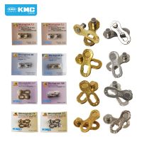 KMC โซ่จักรยานโซ่จักรยานเสือภูเขาหายไปความเร็ว6/7/8/9/10/11สำหรับ KMC Shimano สีเงินไทเทเนียม