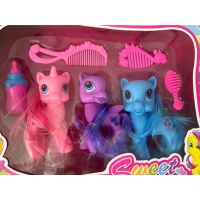 โมเดลMy little pony โมเดล อุปกรณ์ทำผม แต่งตัว