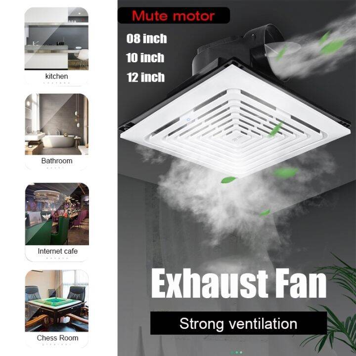 8/10/12 Inch Ventilation Fan Ceiling Exhaust Fan for Kitchen Ceiling